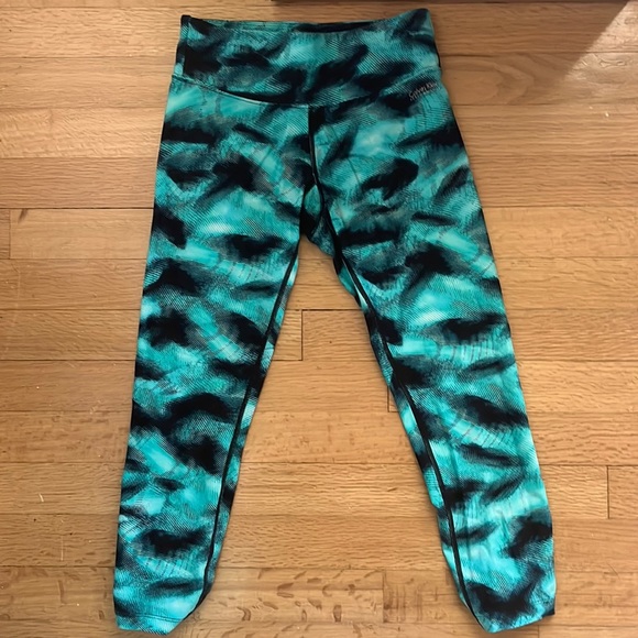 Calvin Klein Blue Tie Dye Leggings - Picture 1 of 4
